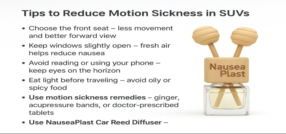 Tips to Reduce Motion Sickness in SUVs